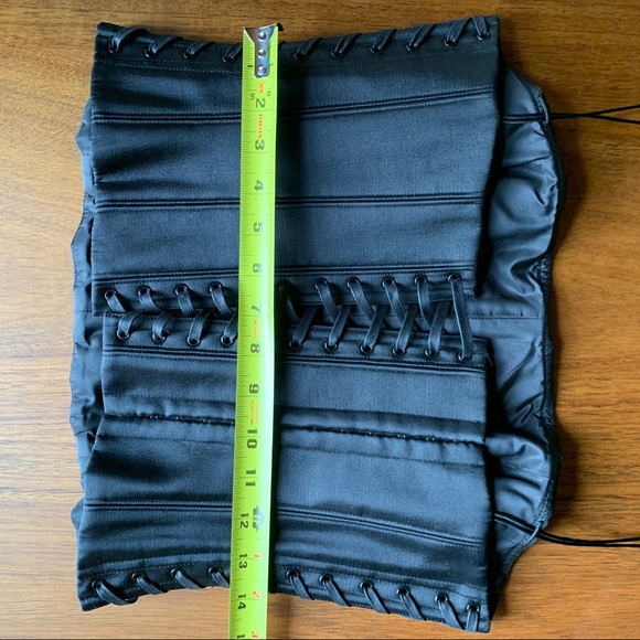 Closet Closes 11/1/22 RARE Vintage Carmen Marc Valvo Silk Corset - Picture 15 of 16